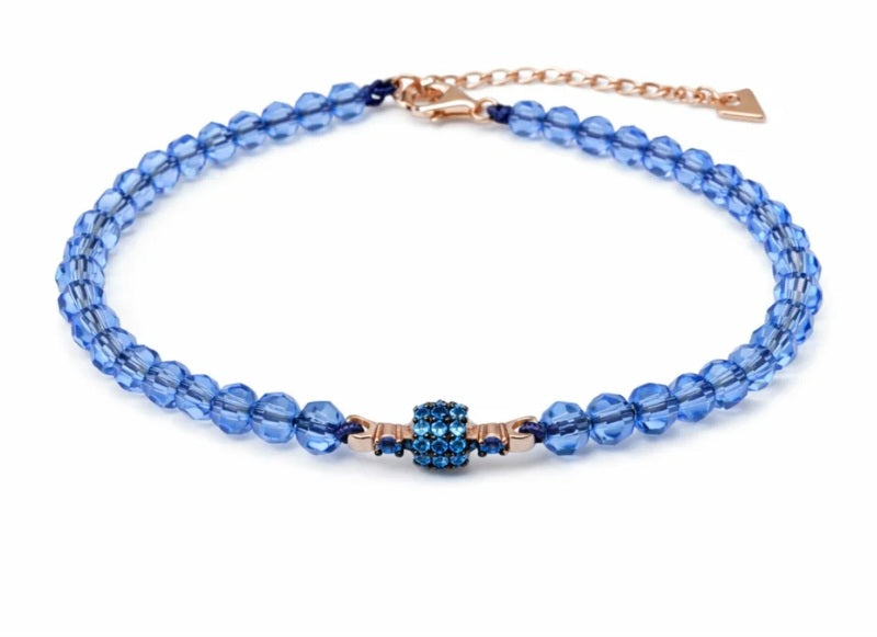 Bracciale colored blue uomo