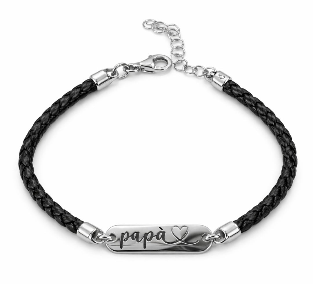 Bracciale Papà cuoricino