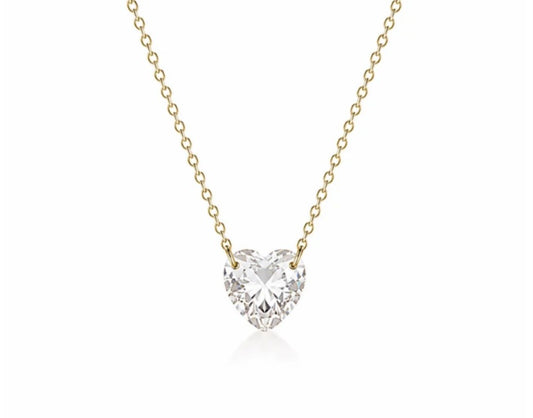 Collana Nude heart big