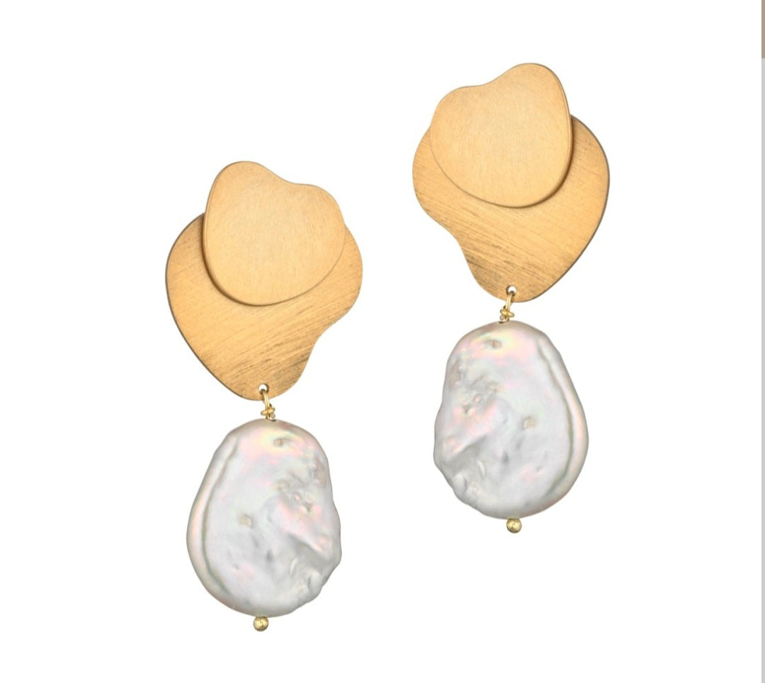 Orecchini Marcello Pane perle petali