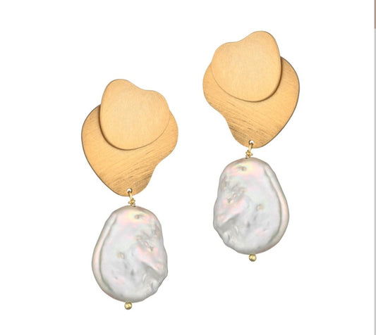 Orecchini Marcello Pane perle petali