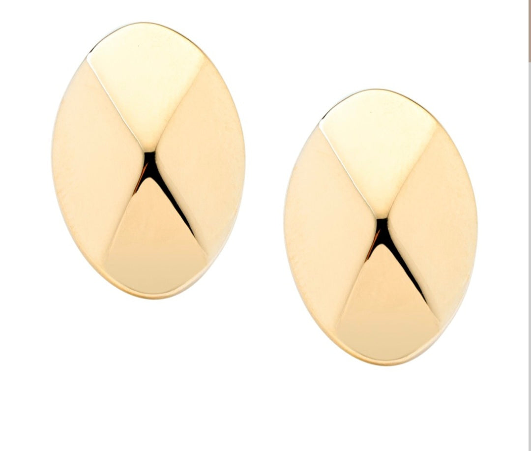 Orecchini Marcello Pane bottone honey