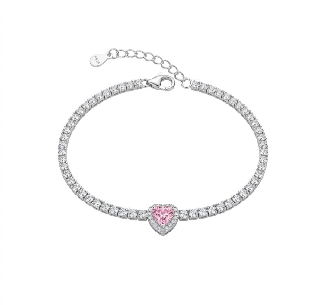Bracciale Pink heart