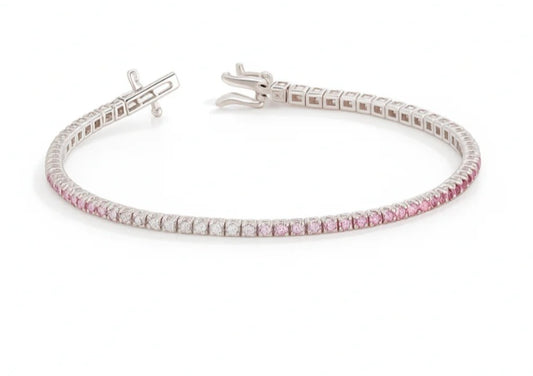 Bracciale Tennis Sugar Pink