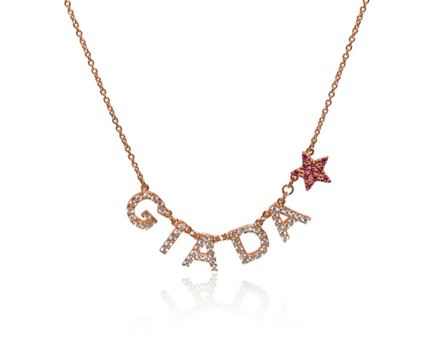 Collana nome super personalizzabile