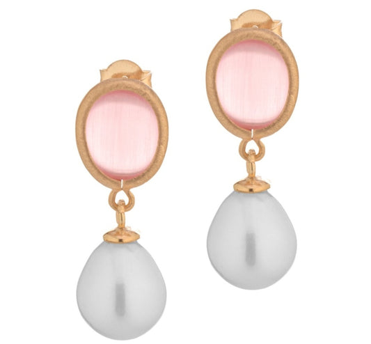 Orecchini occhio di gatto