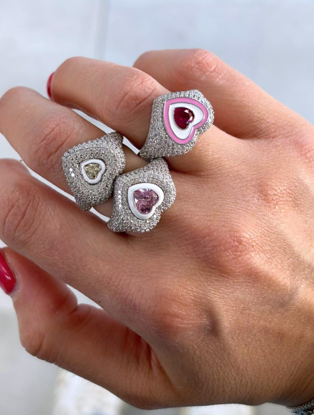 Anello Sugar Pink