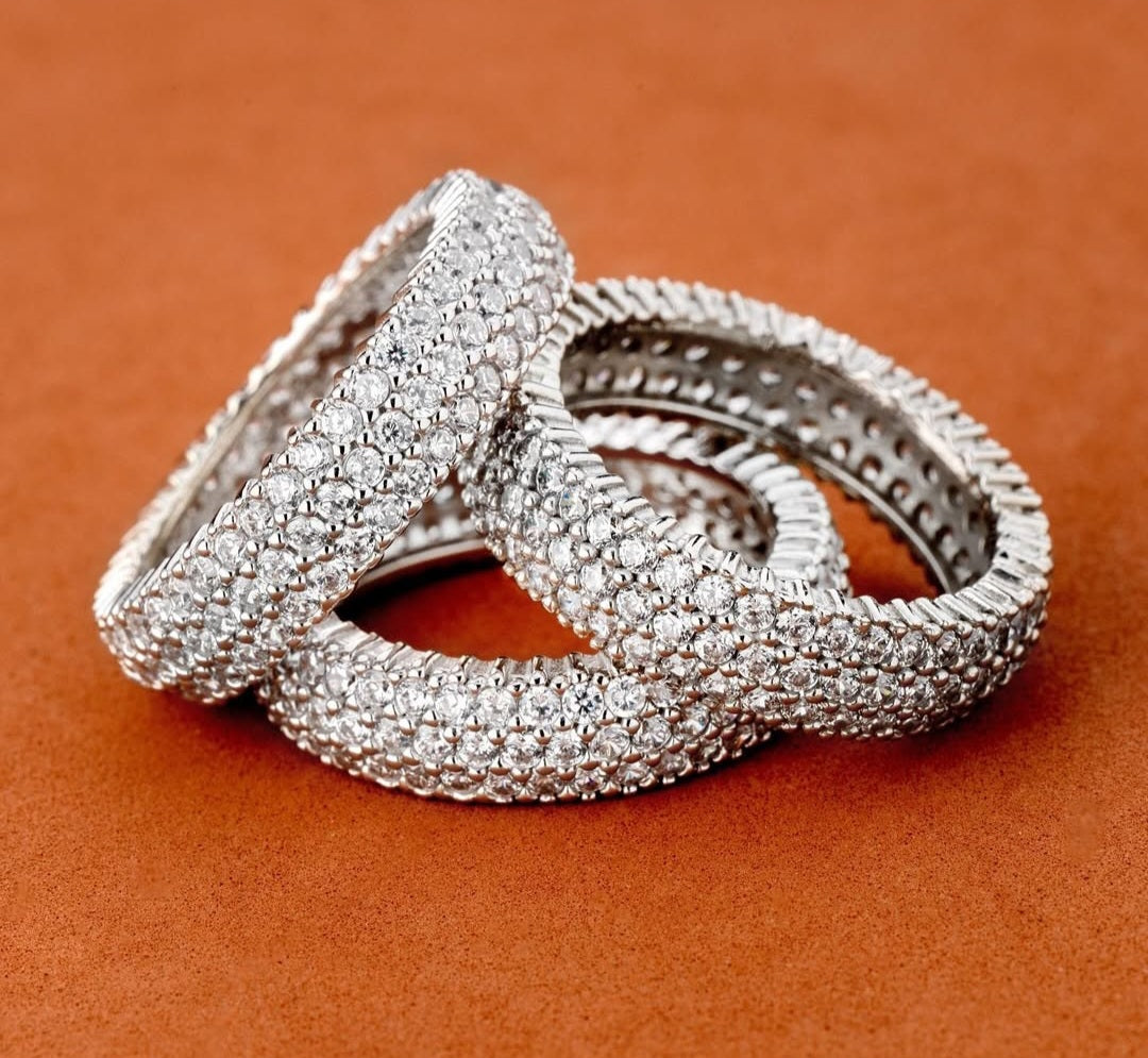 Anello Fedone pavè