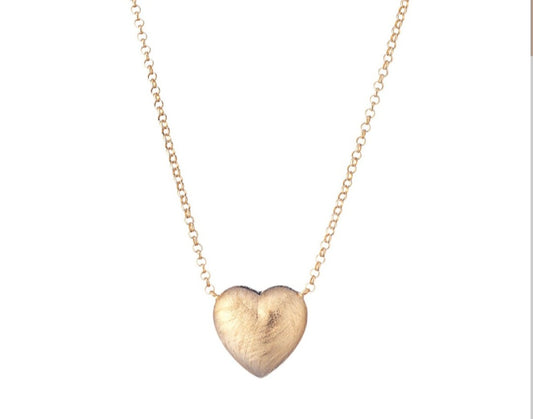 Collana Marcello Pane cuore sabbiato