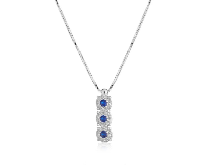 Collana trilogy magic blu