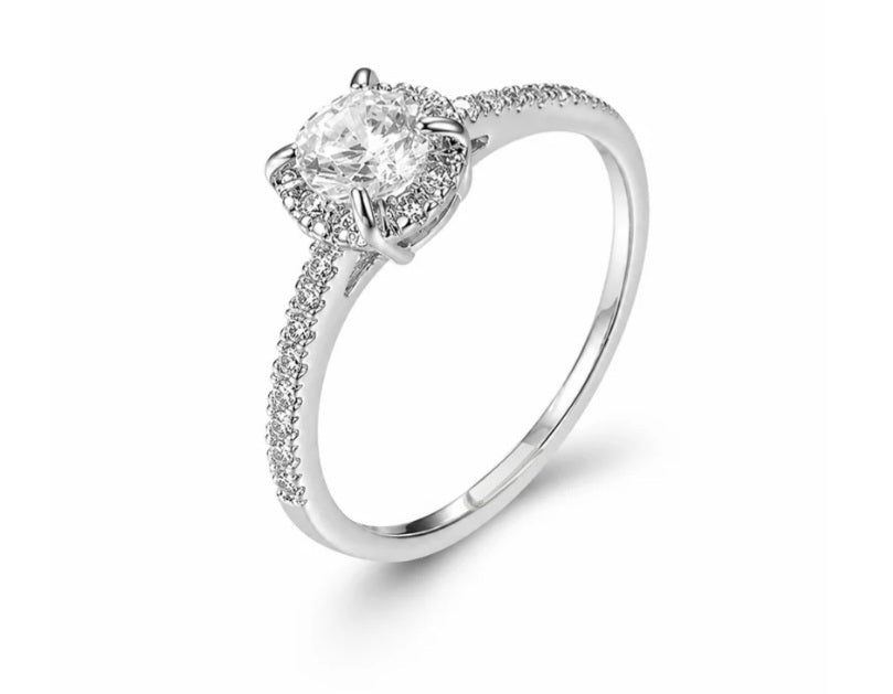 Anello solitario Tif