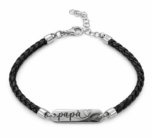 Bracciale Papà cuoricino